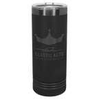 Skinny Tumblers - Ion plated Black / Ghost image
