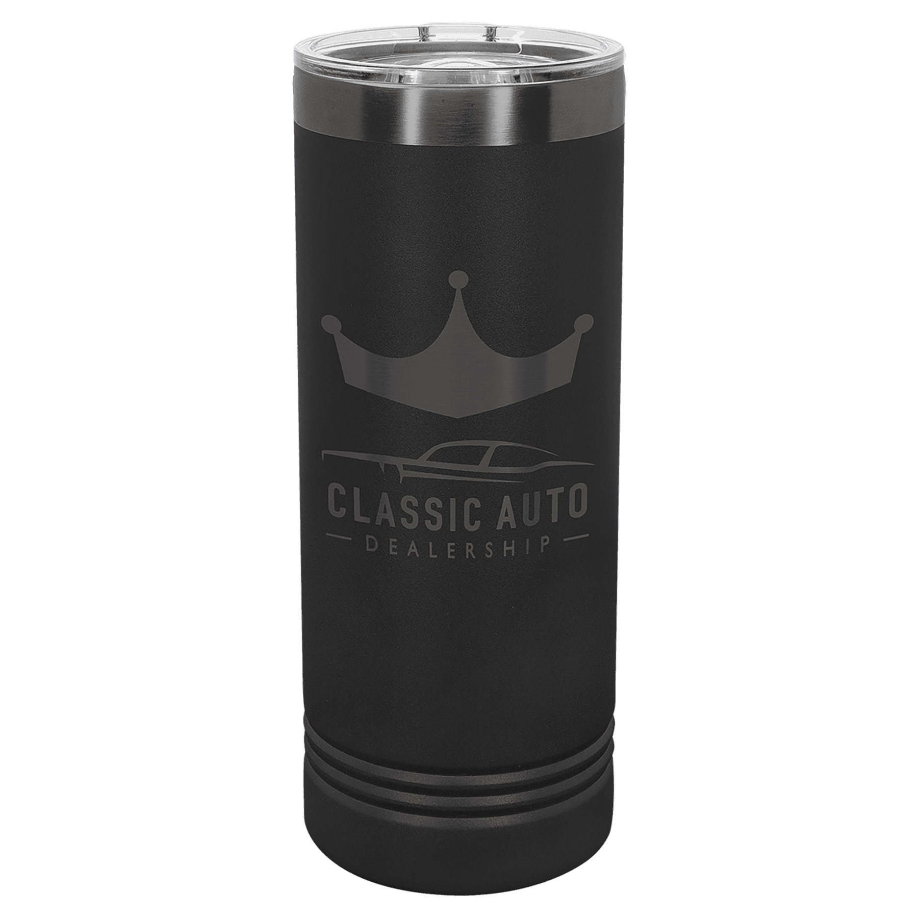 Skinny Tumblers - Ion plated Black / Ghost image