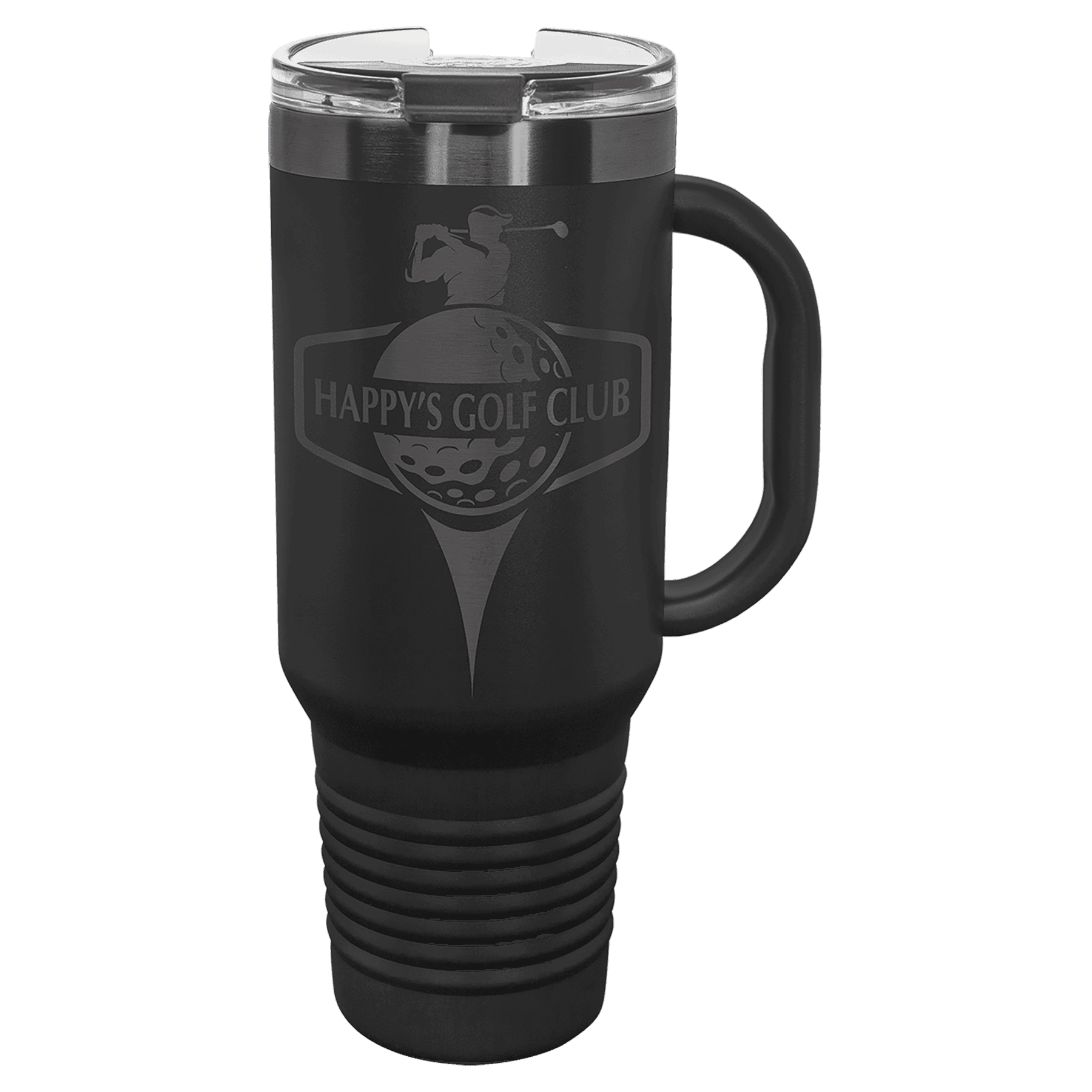 40 oz Ion plated Tumblers - Black/ Ghost (Black) image