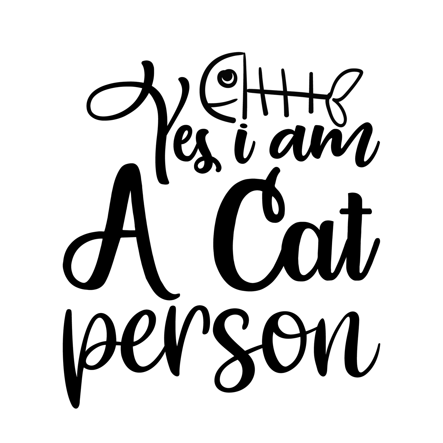 Cat Tumbler - Yes, I am a Cat Person image