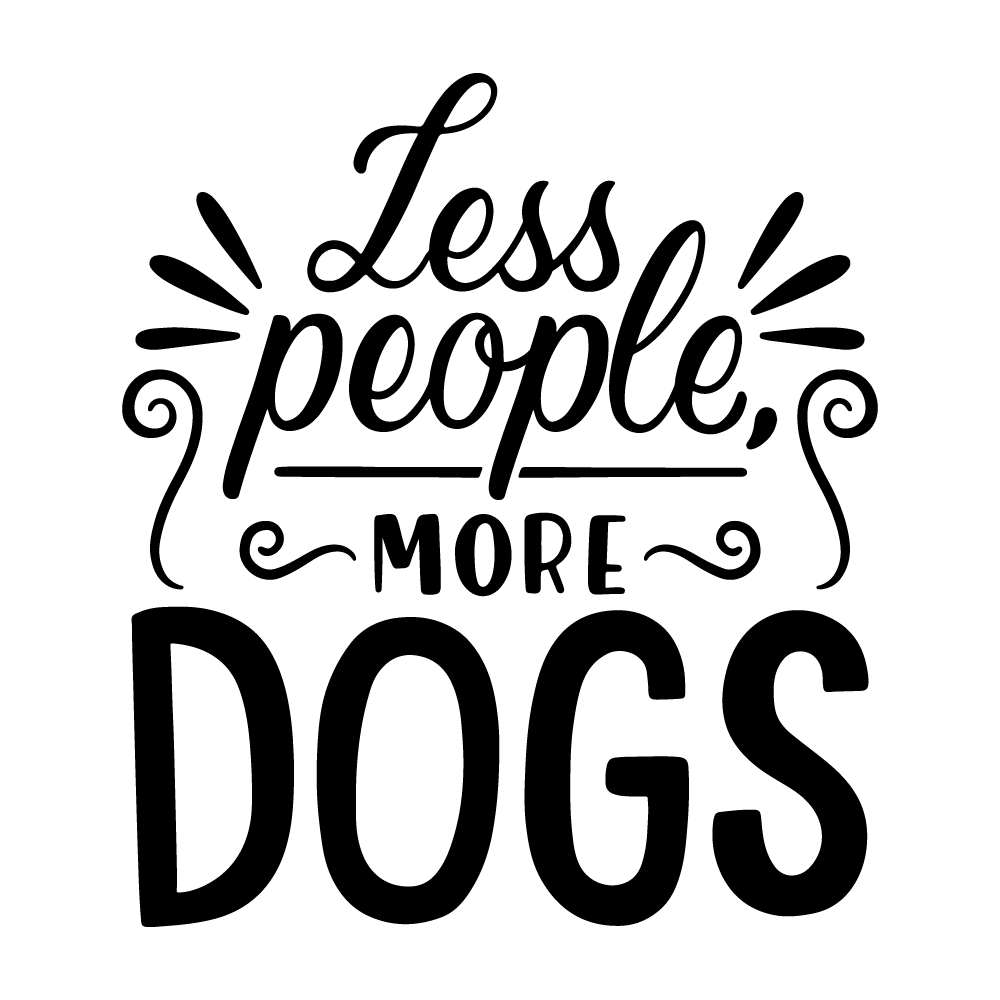 Dog Tumbler - Less People More Dogs image