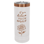 Skinny Tumblers - Ion plated White/ Rose Gold image