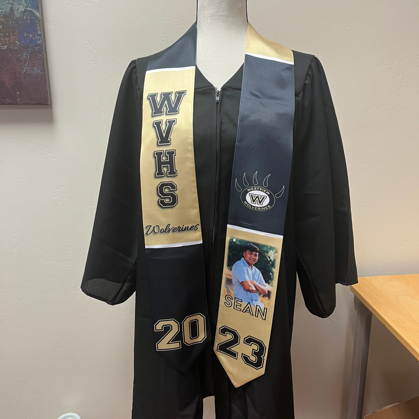 Graduation Stole - Full Color image 2