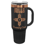 40 oz Ion plated Tumblers - Black/ Rose Gold image