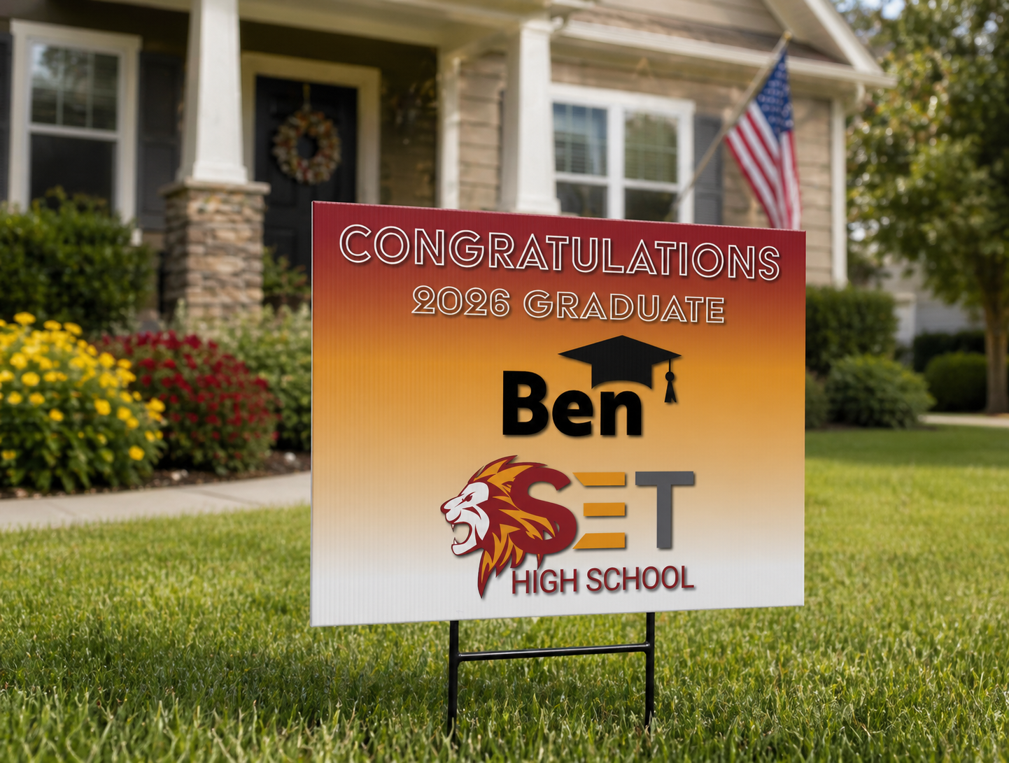SET High Class of 2026 Yard Sign