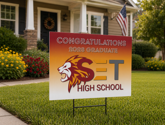 SET High Class of 2026 Yard Sign