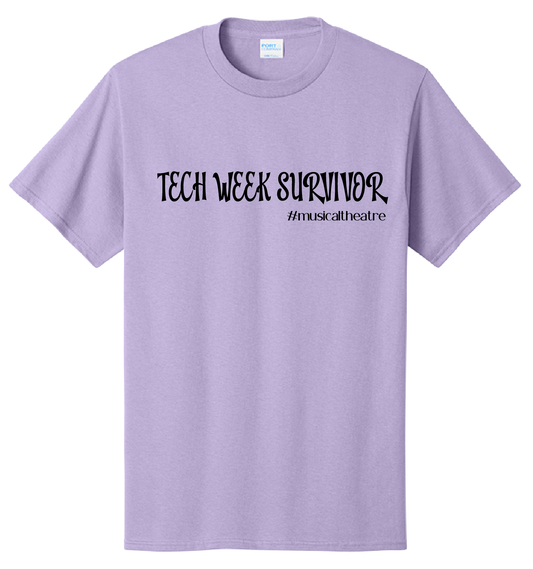 Tech Week Survivor Tee Shirt