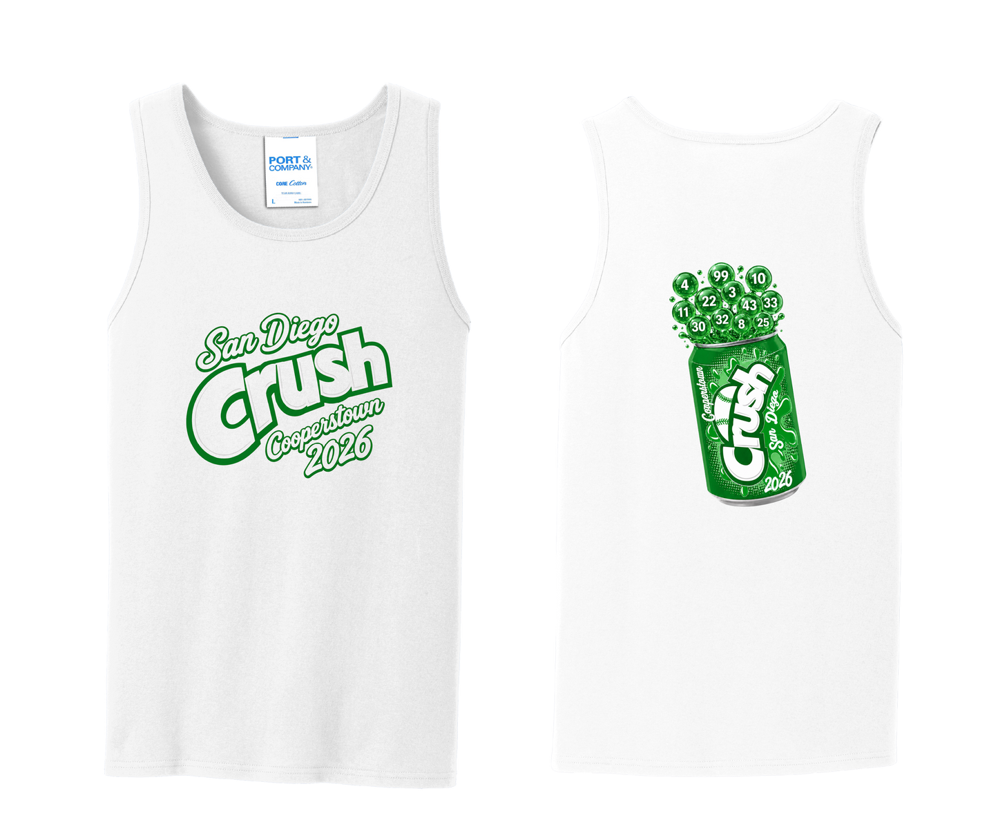 Crush Cooperstown Tee Shirt or Tank
