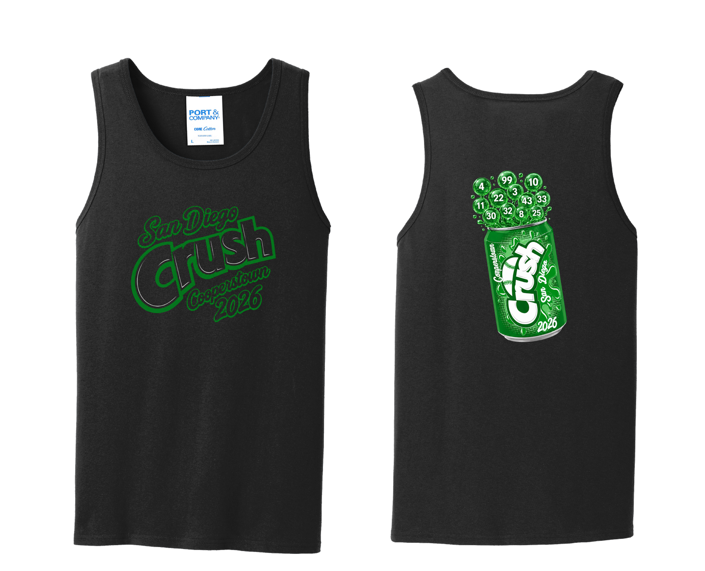 Crush Cooperstown Tee Shirt or Tank