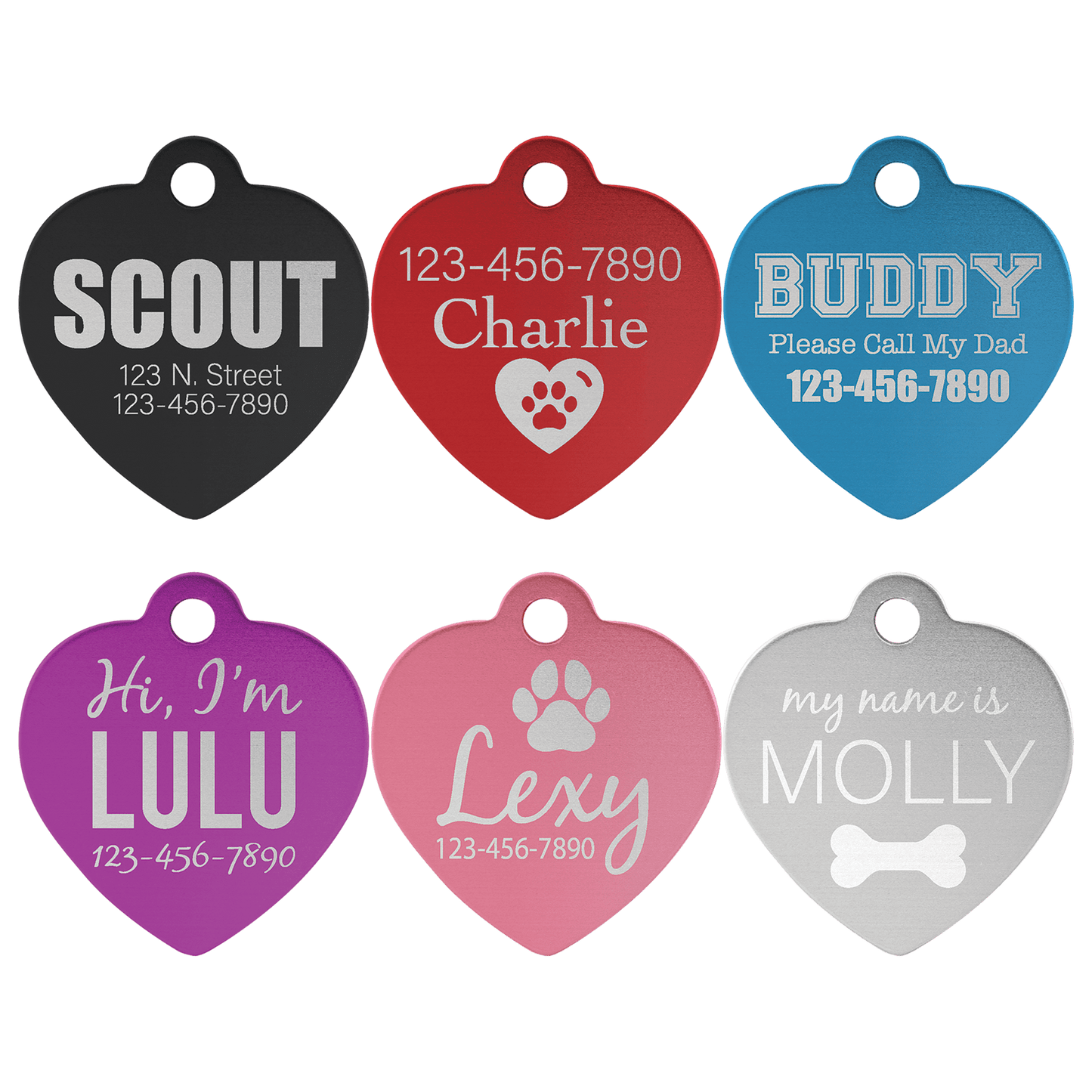 Pet Tags - Heart image