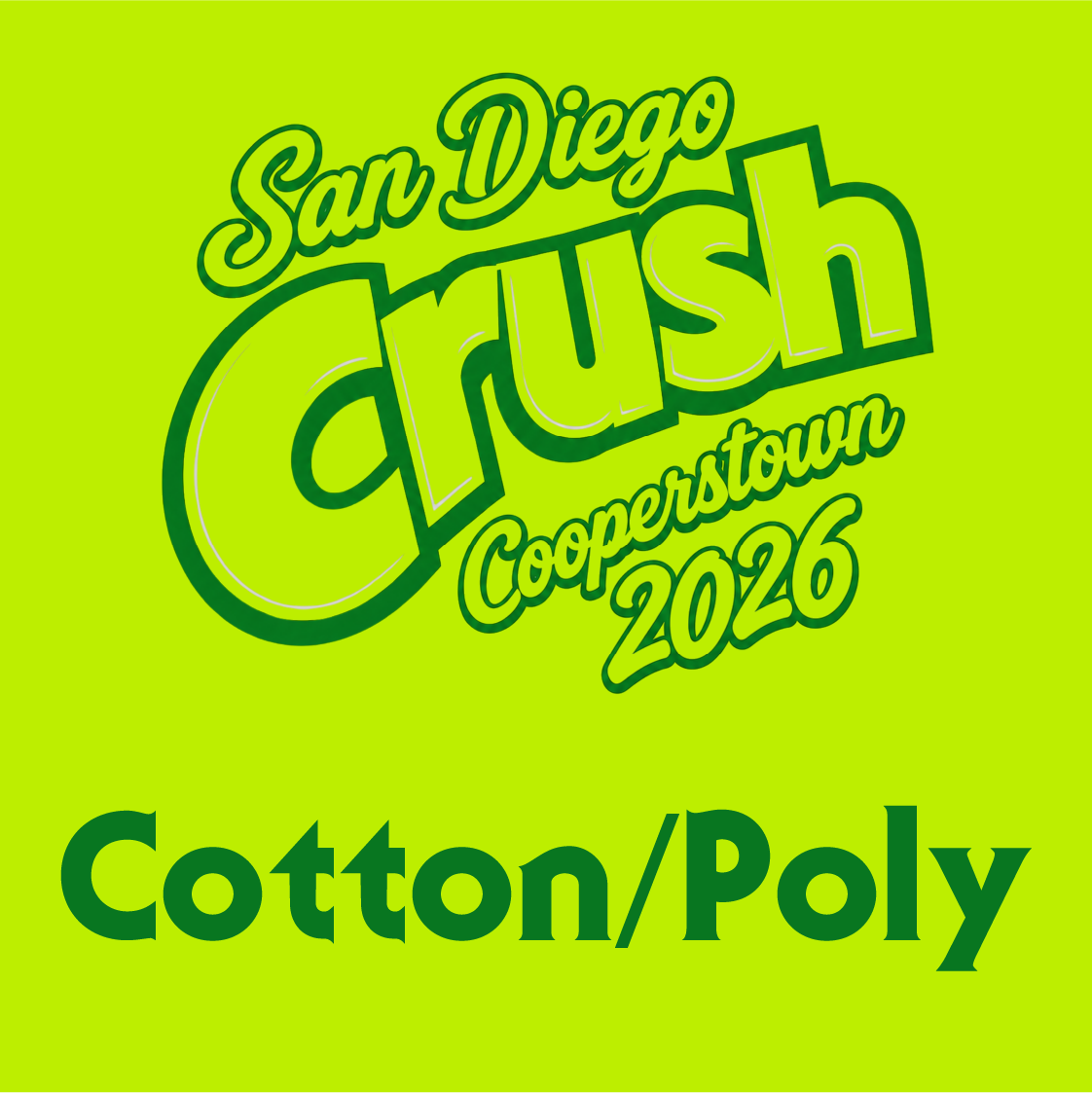 Crush Cooperstown Tee Shirt or Tank