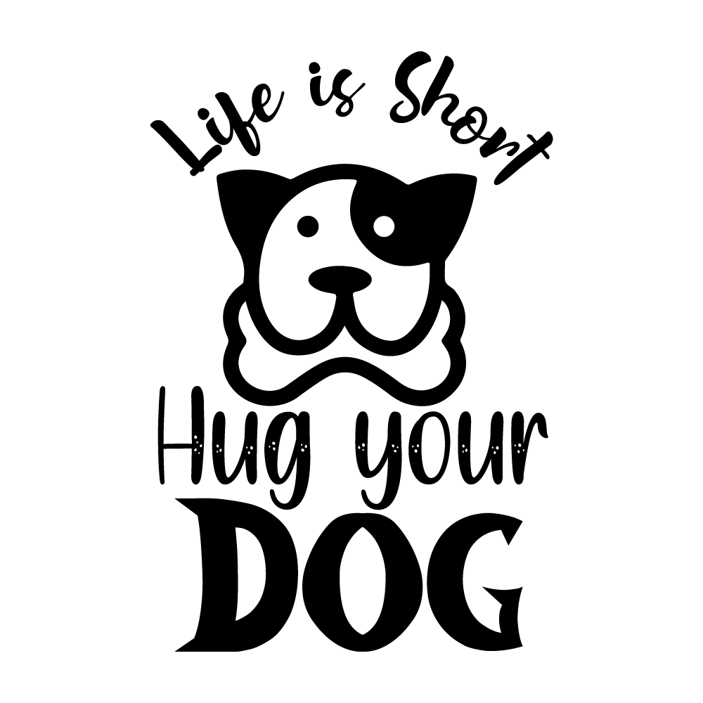 Dog Tumbler - Life is short, hug the dog image