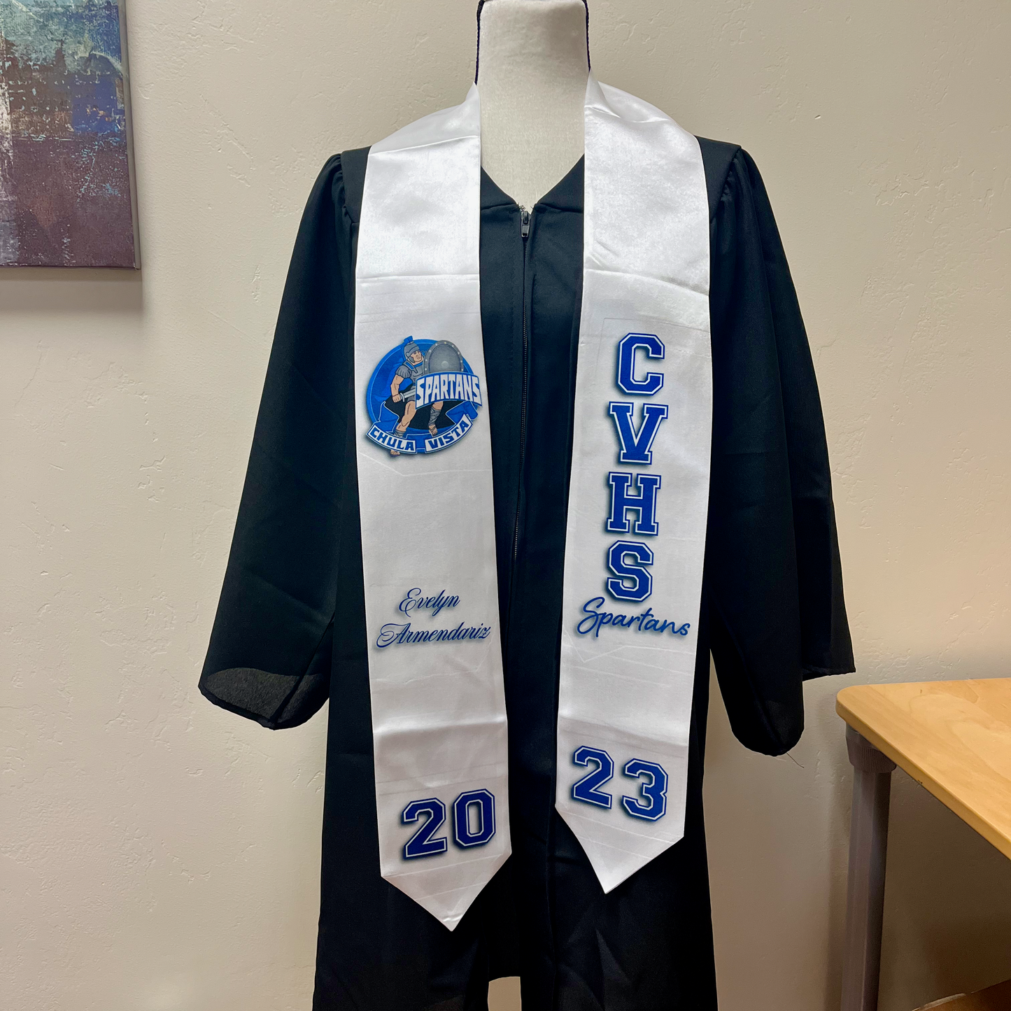 Graduation Stole - White image 0
