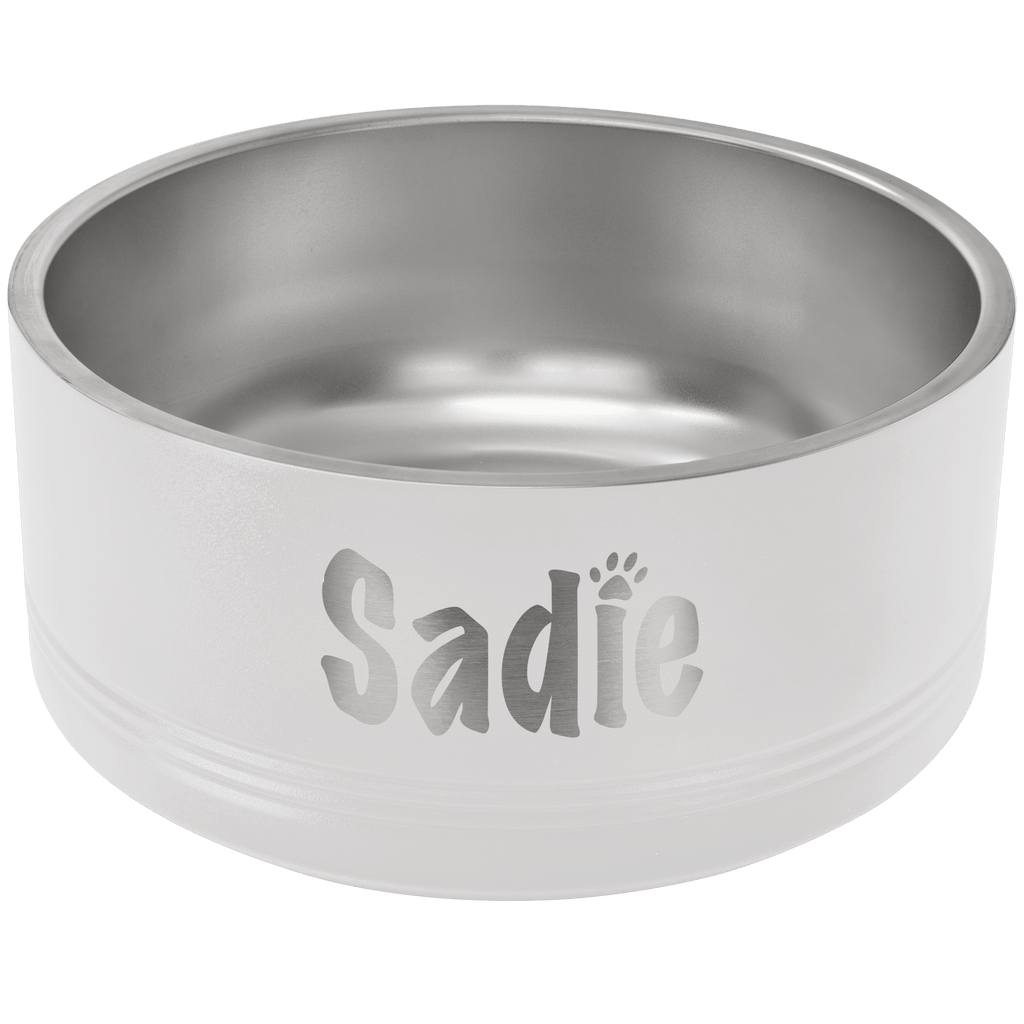 Pet Bowls - 64 oz., White image