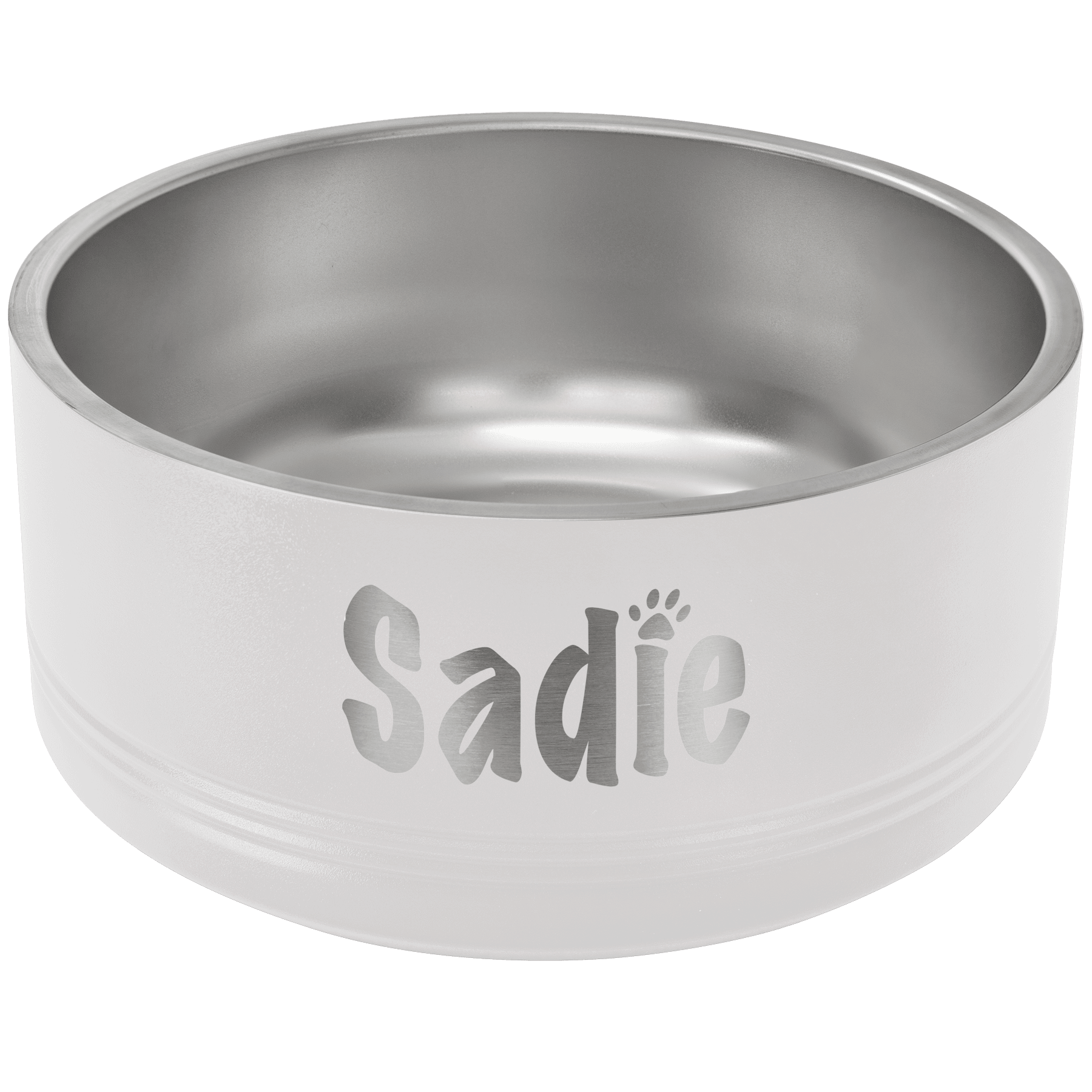 Pet Bowls - 64 oz., White image