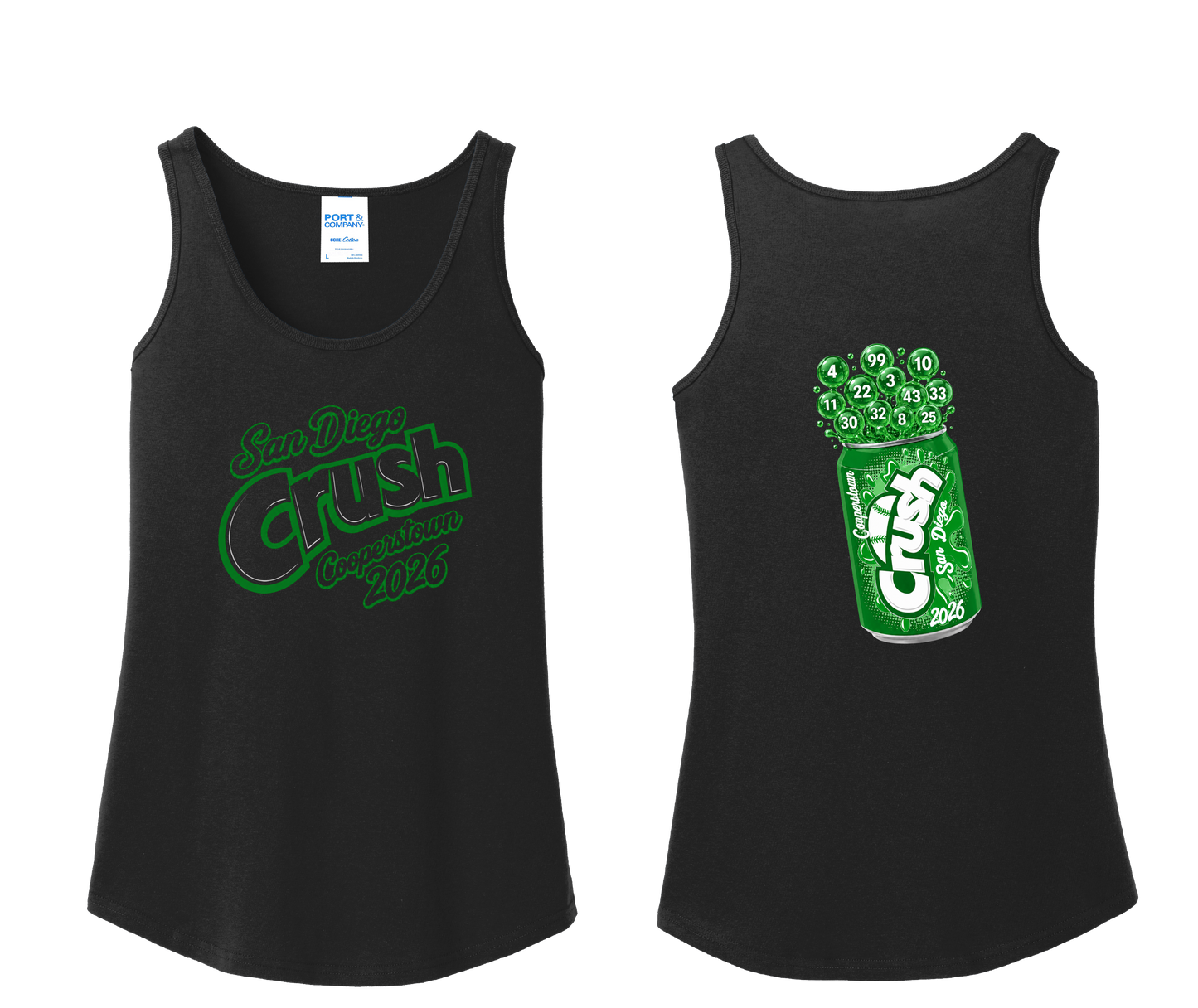 Crush Cooperstown Tee Shirt or Tank