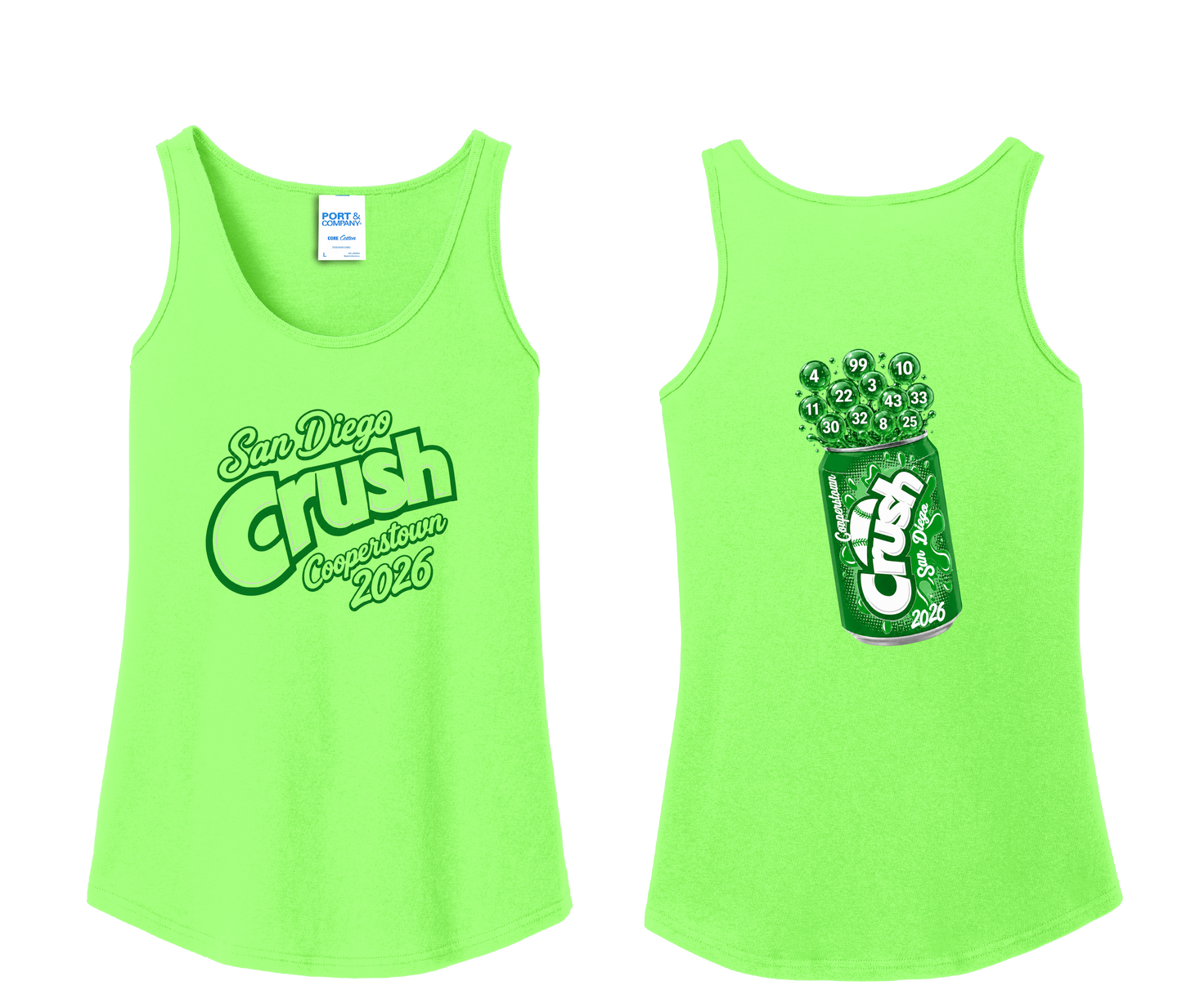 Crush Cooperstown Tee Shirt or Tank