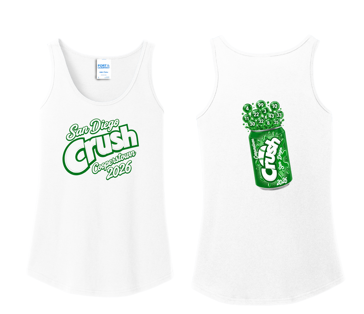Crush Cooperstown Tee Shirt or Tank