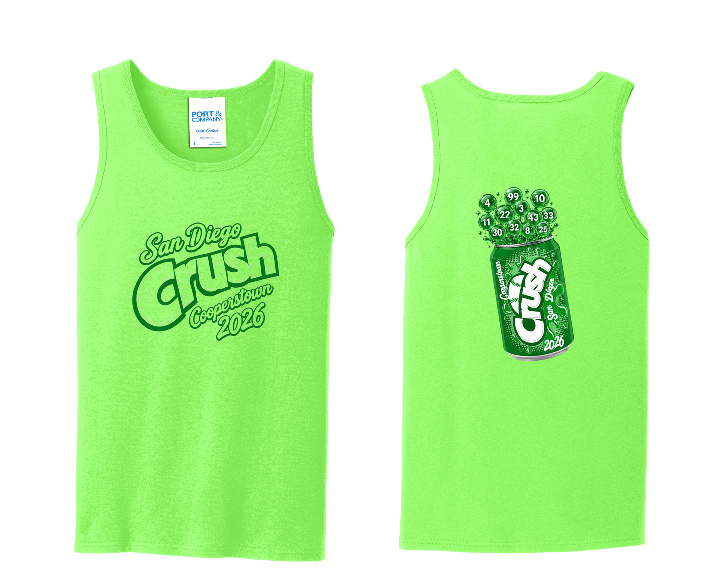 Crush Cooperstown Tee Shirt or Tank